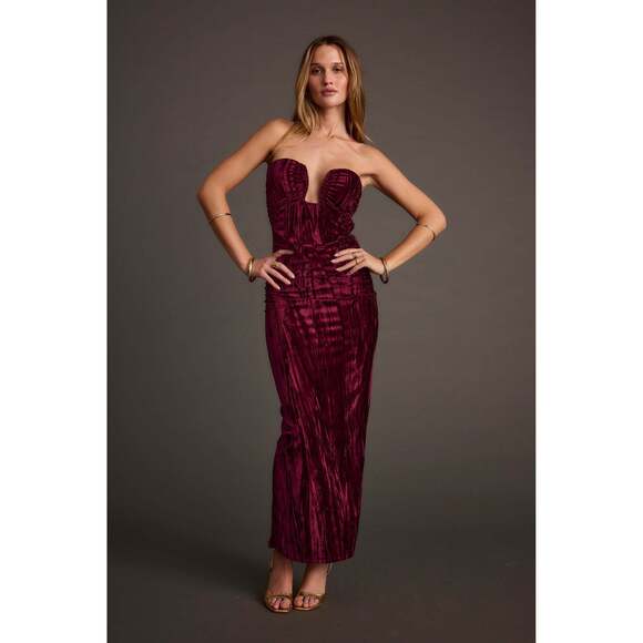 12th Tribe Dresses & Skirts - 12th Tribe Jones Mulberry Maxi Dress Size LL